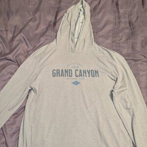 Grand Canyon National Park Light Hoodie - Heather Gray - Men's XXL - Like New